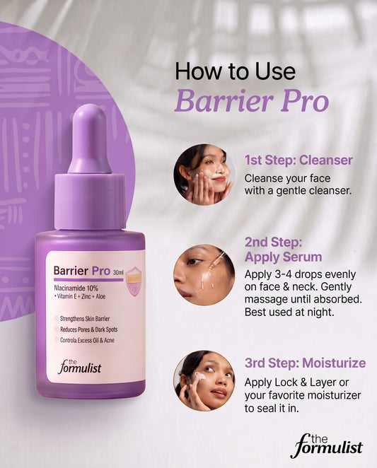 Barrier Pro | Niacinamide 10% + Vitamin E+ Zinc + Aloe leaf Extract
