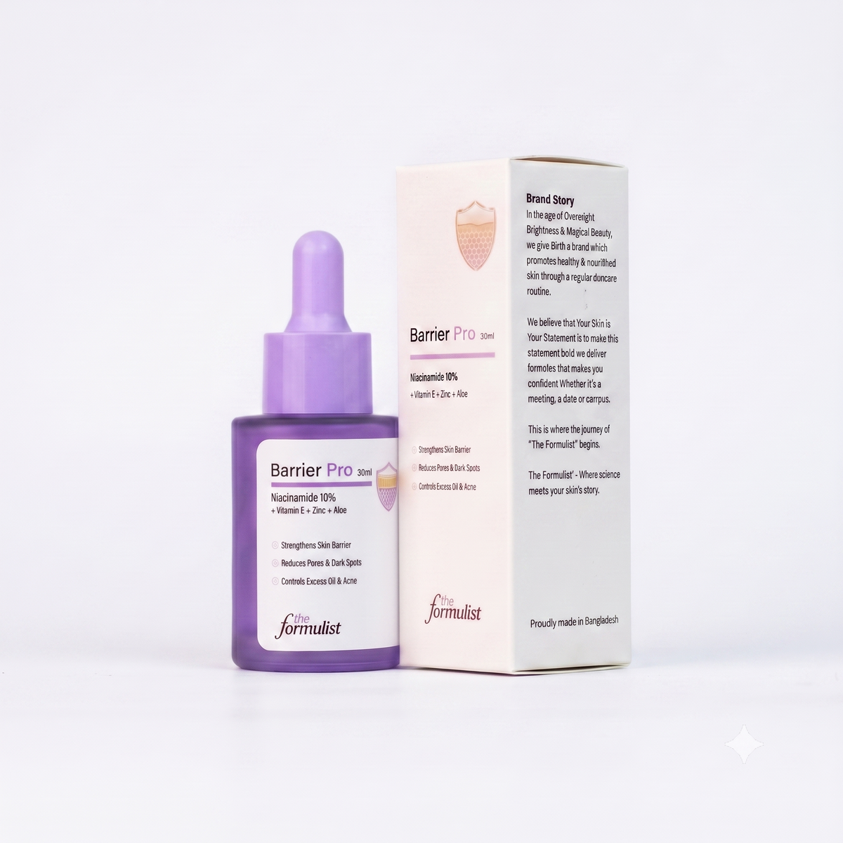 Barrier Pro | Niacinamide 10% + Vitamin E+ Zinc + Aloe leaf Extract