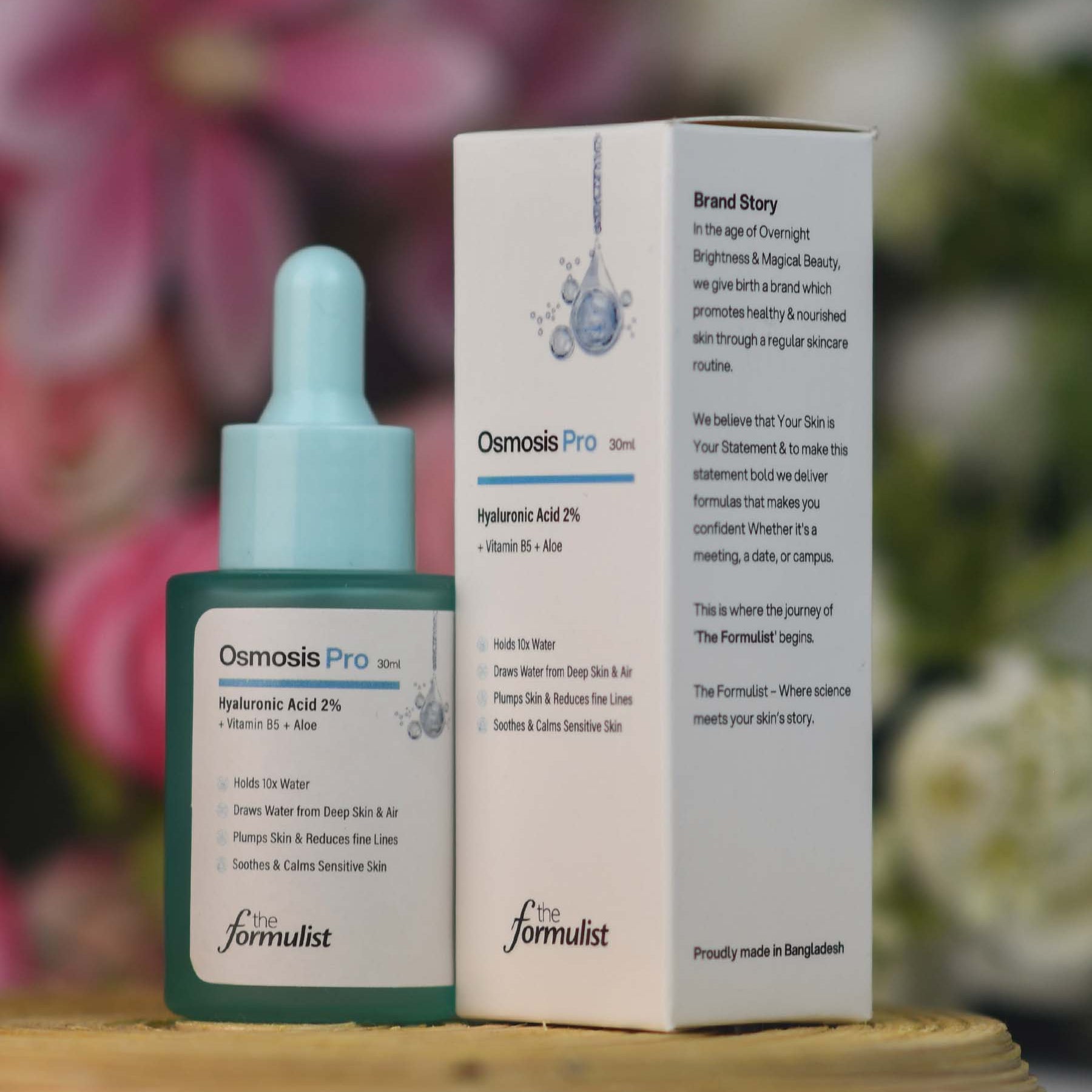 Osmosis Pro | Hyaluronic Acid 2% + Vitamin B5 + Aloe leaf extract
