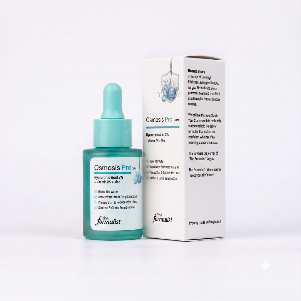 Osmosis Pro | Hyaluronic Acid 2% + Vitamin B5 + Aloe leaf extract